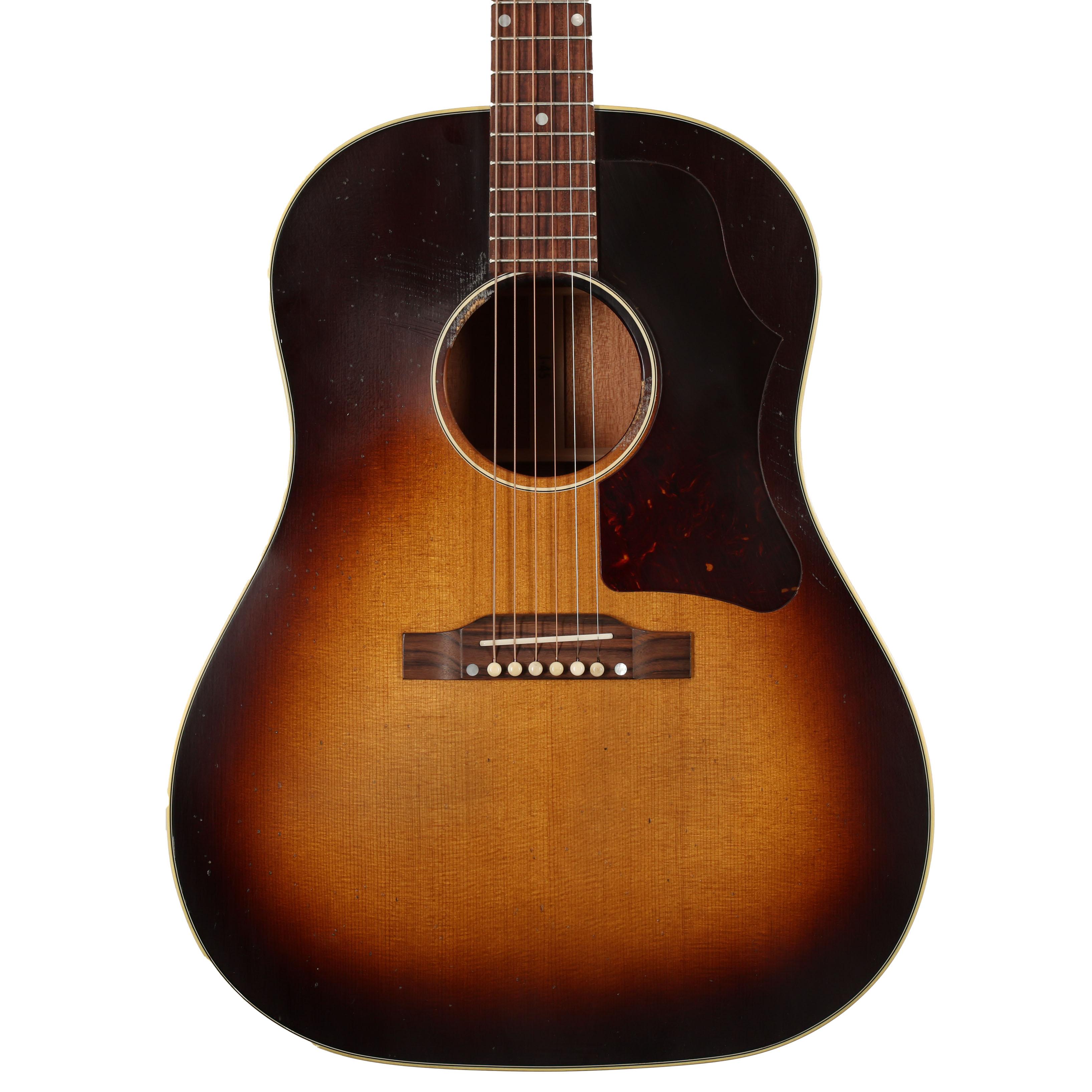 り*く様 Gibson J-45 Vintage Gibson Custom Shop 1955 J-45 Acoustic Guitar in Light Aged Vintage